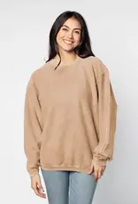Lili Lu Super Soft Corded Crew Sweatshirt