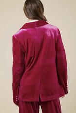 Lili Lu Double Breasted Velvet Holiday Party Jacket