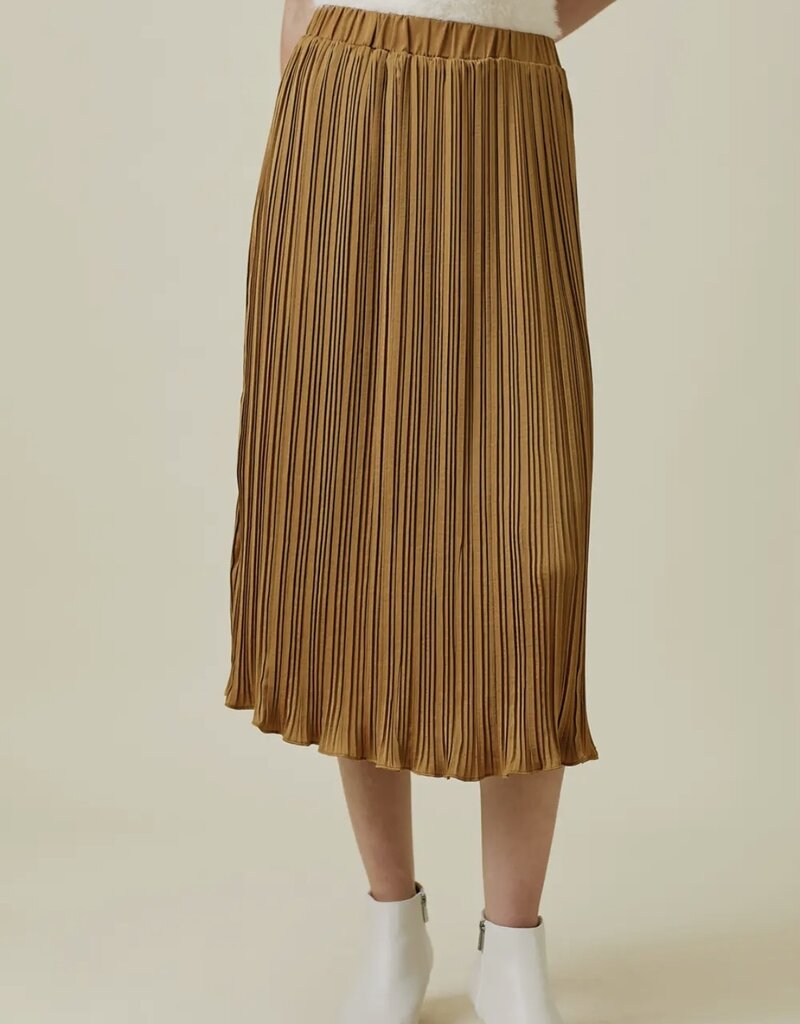 Mystree Pleated Long Skirt