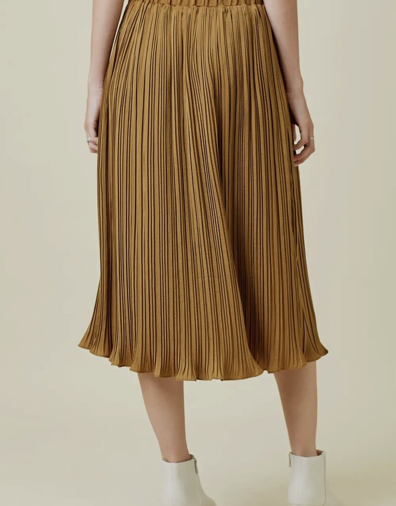 Mystree Pleated Long Skirt