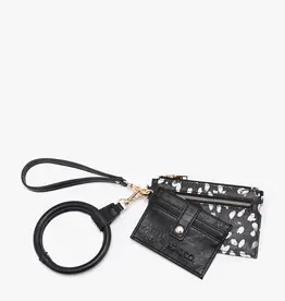 Jen & Co Libby Double Wallet Bangle - Black