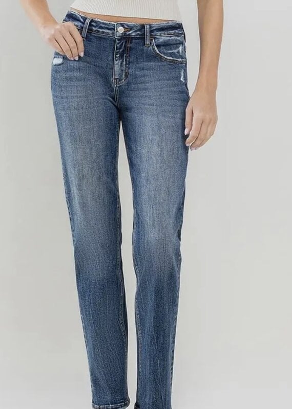 Lovervet Happiness Mid Rise Straight Jeans