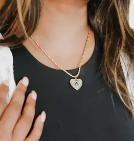 Pretty Simple Very Vintage Rope Chain Star Necklace