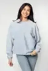 Lili Lu Super Soft Corded Crew Sweatshirt