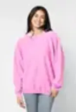 Lili Lu Super Soft Corded Crew Sweatshirt