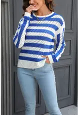 Lili Lu Soft Lightweight Striped Sweater