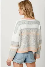 Lili Lu Multicolor Stripe Sweater