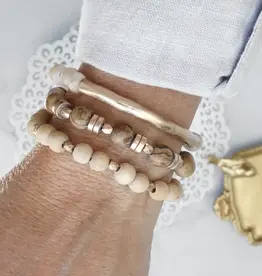 Lili Lu Boho Bracelets Stack of 3 piece set