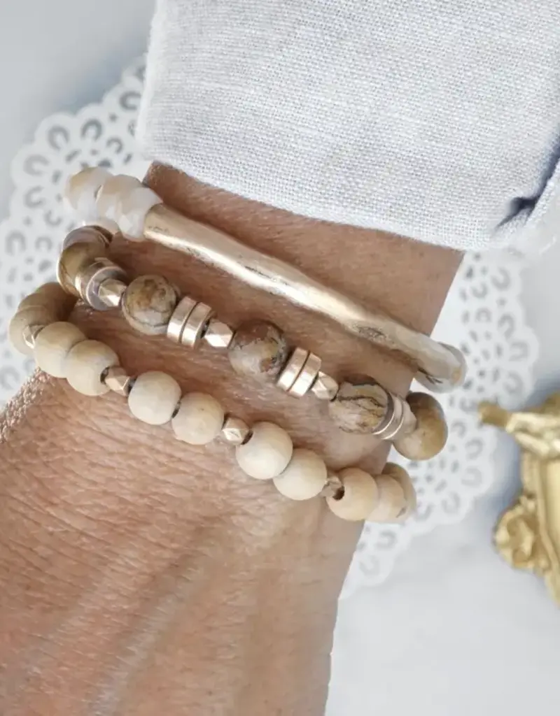 Lili Lu Boho Bracelets Stack of 3 piece set