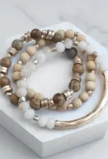 Lili Lu Boho Bracelets Stack of 3 piece set