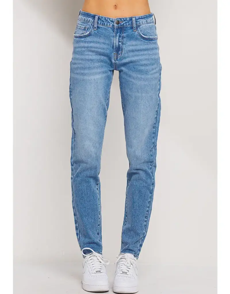 JB Mid Rise Mom Skinny