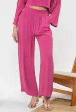 Lili Lu LIGHTWEIGHT  ELASTIC WAIST WITH SIDE POCKETS PANT