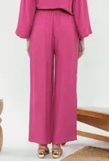 Lili Lu LIGHTWEIGHT  ELASTIC WAIST WITH SIDE POCKETS PANT