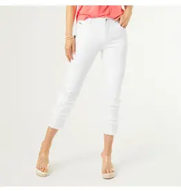 Coco + Carmen Omg Zoeyzip Straight Leg Capri Jeans with Tiered Fringe