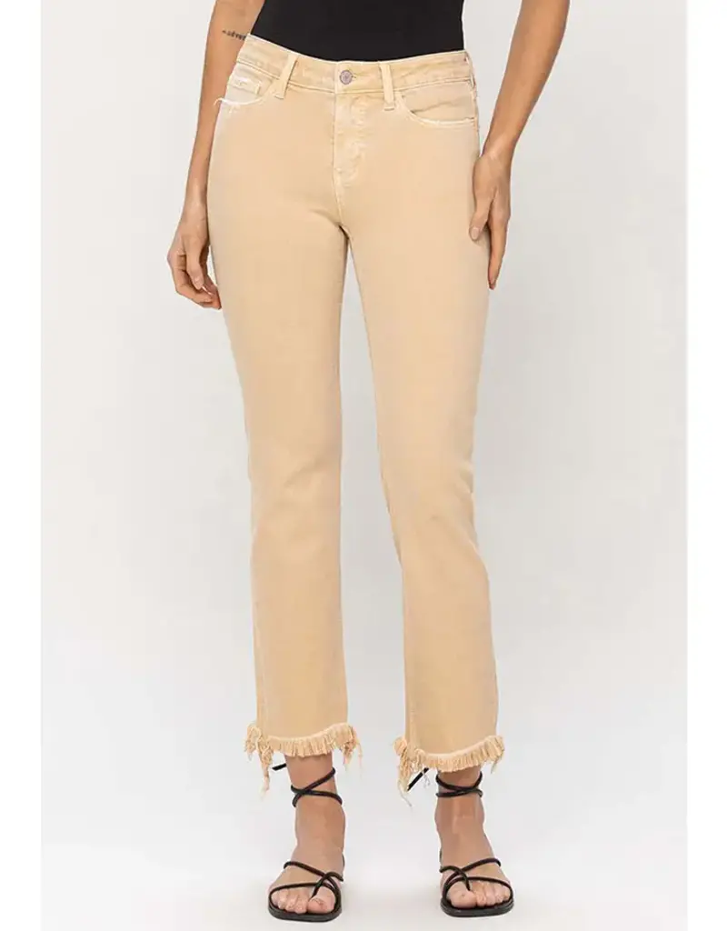 Lili Lu Mid Rise Straight Jeans