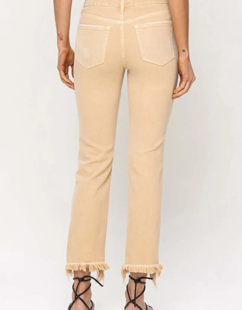 Lili Lu Mid Rise Straight Jeans