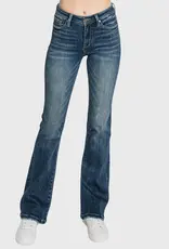 Petra153 MID RISE STRETCH CLASSIC BOOTCUT JEANS