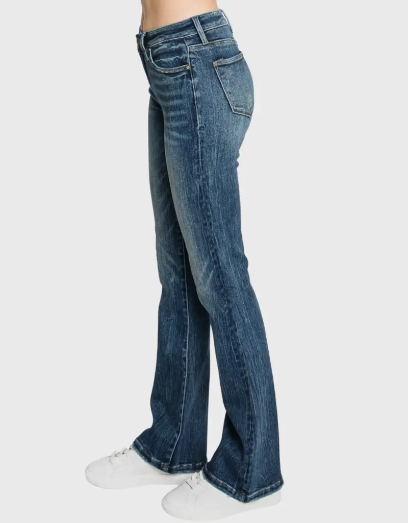 Petra153 MID RISE STRETCH CLASSIC BOOTCUT JEANS