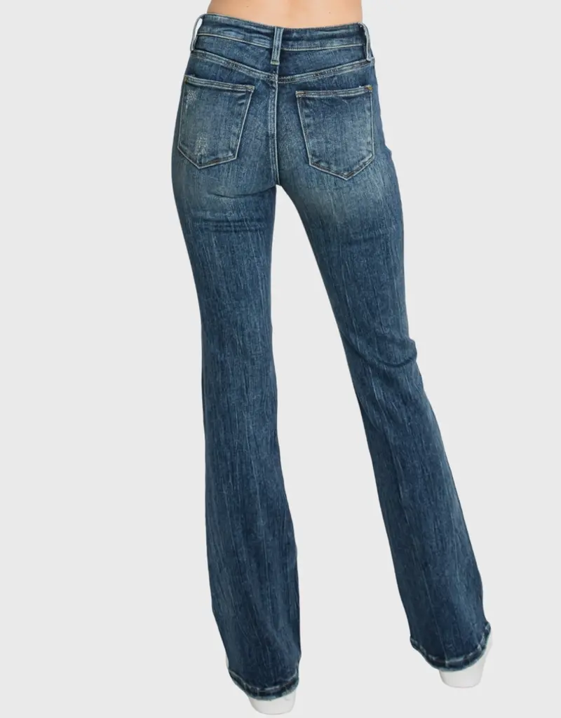 Petra153 MID RISE STRETCH CLASSIC BOOTCUT JEANS