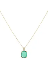 Lili Lu Fia Emerald Necklace