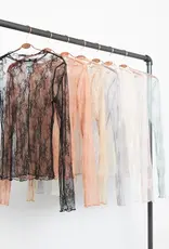 Lili Lu Sheer Lace Mesh Top