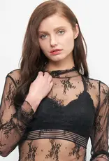Lili Lu Sheer Lace Mesh Top