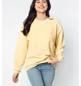 Gold - The Original Corded Crew - Oversized