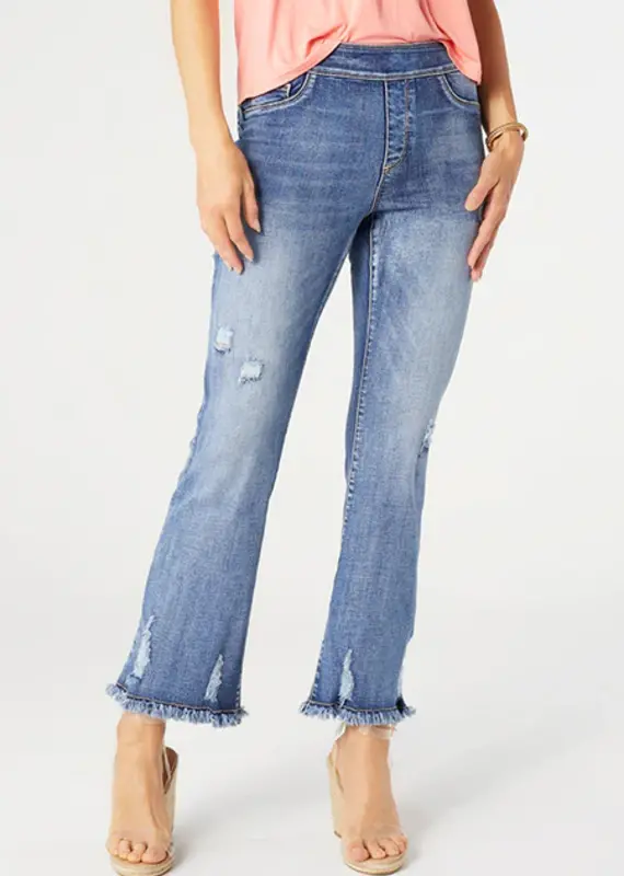 OMG Flare Distressed Jean