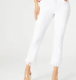 Coco + Carmen OMG Capri w/ Fringed Leg Stretch Fit