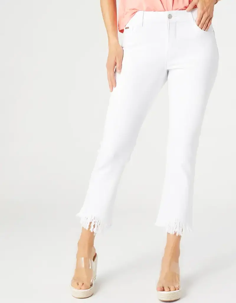 Coco + Carmen OMG Capri w/ Fringed Leg Stretch Fit