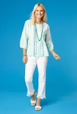 Coco + Carmen OMG Capri w/ Fringed Leg Stretch Fit