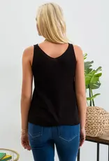 Scoop Neck Knit Tank Top