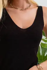 Scoop Neck Knit Tank Top