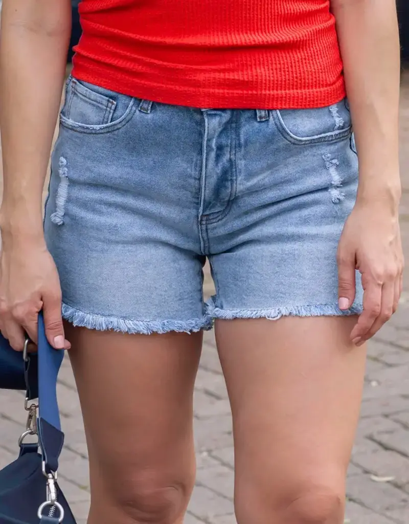 Grace and  Lace Girlfriend Relaxed Fit Shorts