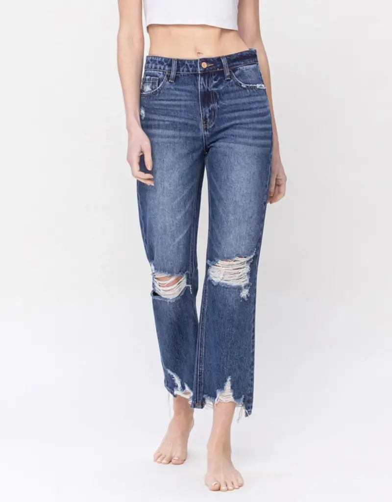 PROSPROS High Rise Rigid Relaxed Straight Jean