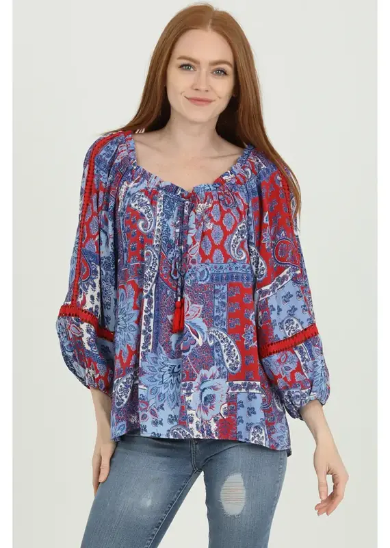 Paisley All Day Top