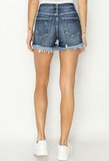 Risen Jeans RISEN HIGH RISE SIDE SLIT SHORTS
