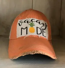 Vacay Mode Hat in 3 colors Sherbert-Yellow-Mint