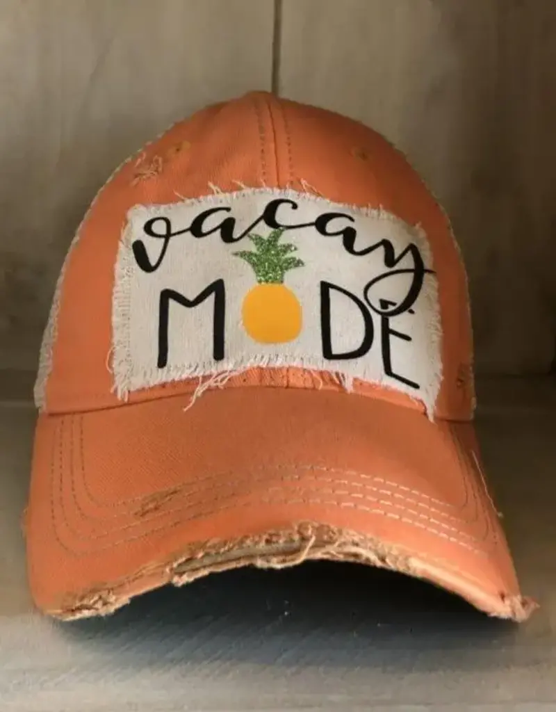 Vacay Mode Hat, Vacay Hat, Pineapple Hat