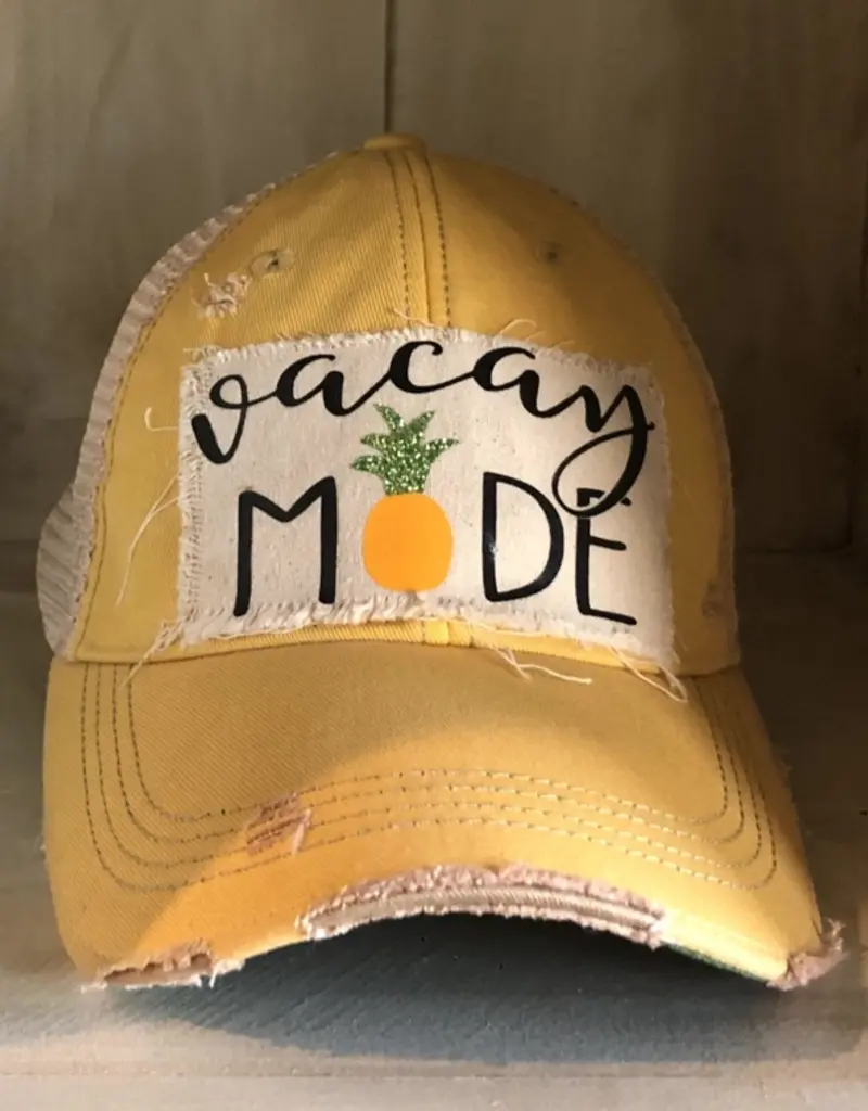 Vacay Mode Hat, Vacay Hat, Pineapple Hat