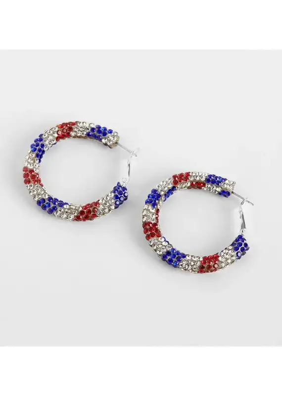 Justice Earrings - 4th of July