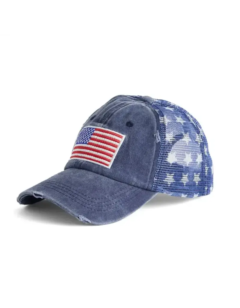 Ellery Mesh Hat - 4th of July
