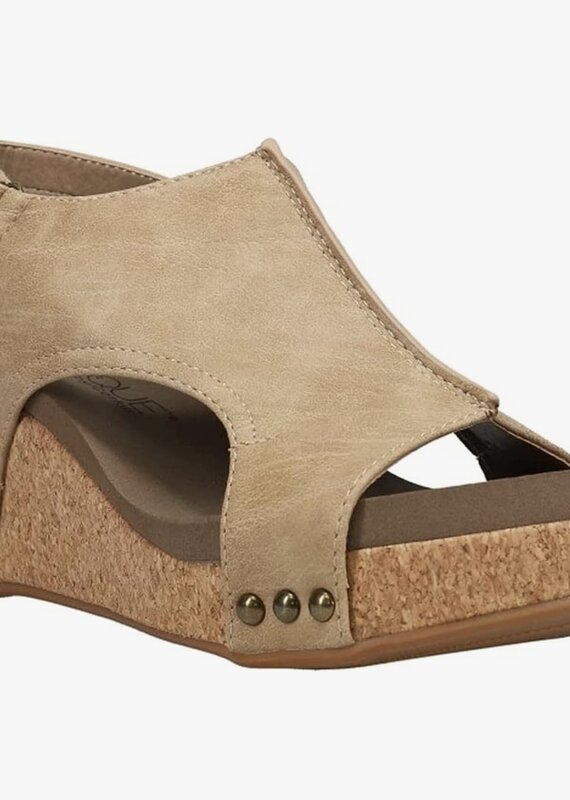 Corkeys Carley Caramel Sandal