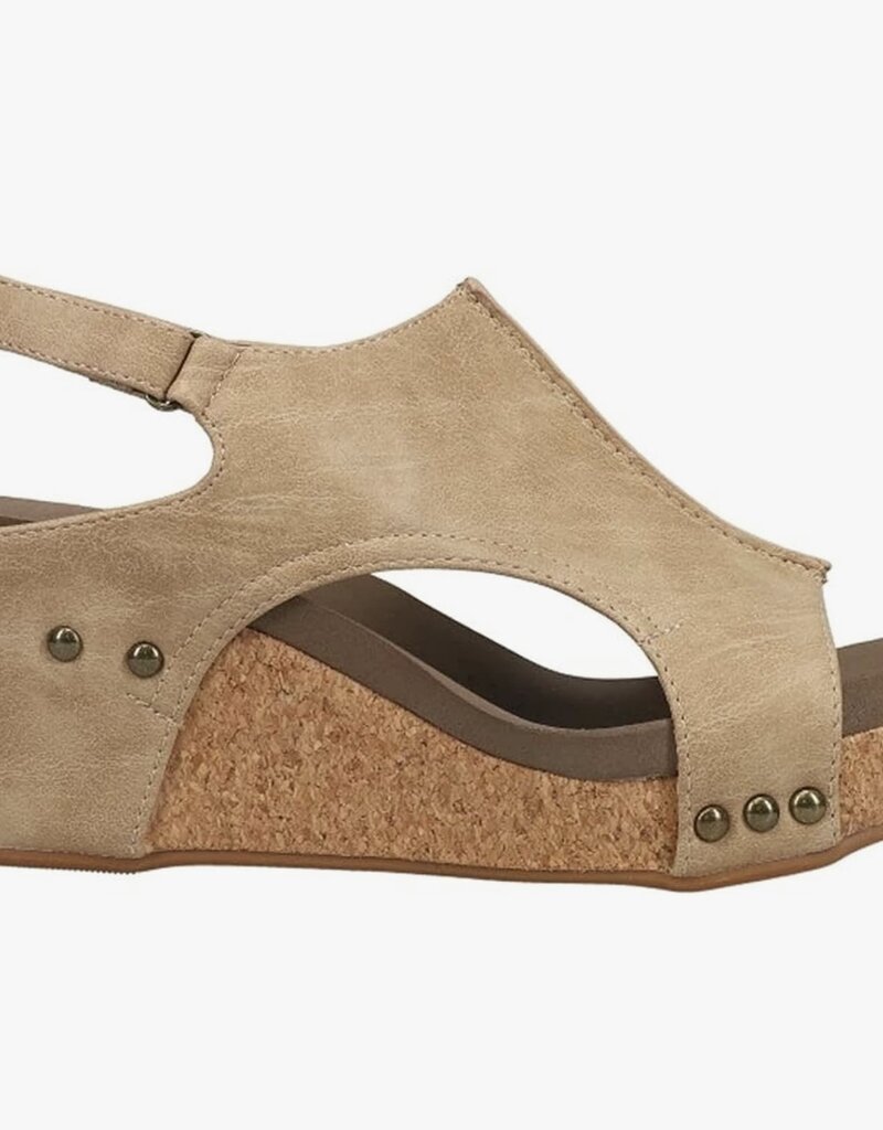 Corkeys Carley Caramel Sandal