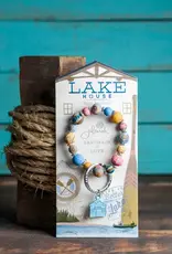 Lake House Carded Wrist Keychain