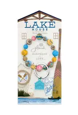 Lake House Carded Wrist Keychain