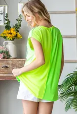 Summer Blossom Block Print Top