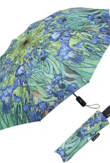RainCaper Van Gogh Irises Folding Travel Umbrella