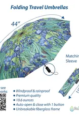 RainCaper Van Gogh Irises Folding Travel Umbrella