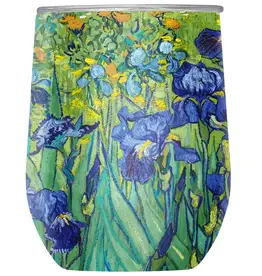 Stemless Wine Tumbler - Van Gogh "Irises"